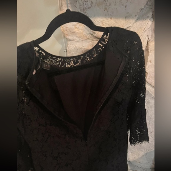 Black‎ lace Banana Republic dress size 2 - Picture 6 of 7